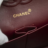 Chanel Matelasse W Chain Shoulder Bag Lambskin Black A01112