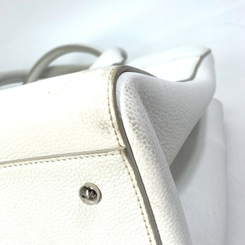 Chanel A69931 CC Mark 2WAY Shoulder Bag shoulder Hand Bag White SilverHardware