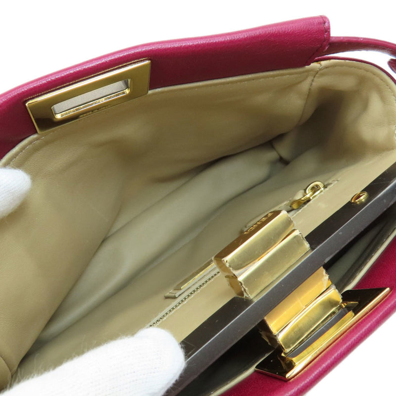 Fendi Peekaboo handbag in calf leather for women