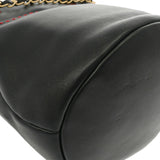 CHANEL Coco Mark Shoulder Bag Black Women's Leather