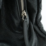 CHANEL On the Road Coco Mark Tote Bag Shoulder Quilted Leather Black