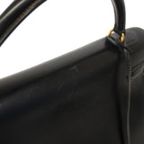 Hermes handbag Kelly 32 〇P engraved box calf black ladies