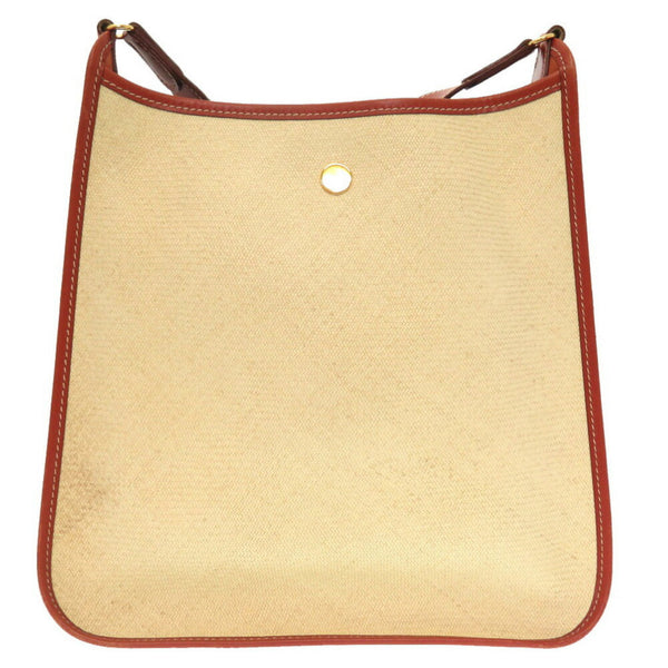 Hermes Vespa PM Straw Beige Shoulder Bag Brown