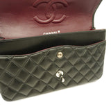 Chanel Shoulder Bag Matelasse W Flap Chain Lambskin Black Ladies