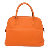 HERMES Bolide 31 Handbag Shoulder Bag Taurillon Clemence Leather Orange