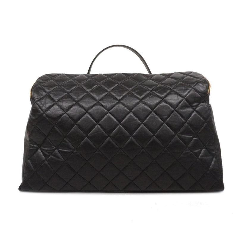 Chanel Handbag Matelasse Chain Shoulder Calf Black Women's