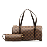 Louis Vuitton Damier Papillon PM 26 Handbag N51304 Brown PVC Leather Women's LOUIS VUITTON