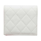 Chanel Bi-fold Wallet Matelasse Coco Mark Caviar Skin AP3185 CHANEL White