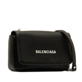 Balenciaga Everyday Shoulder Wallet Chain Bag 537387 Black Leather Women's BALENCIAGA