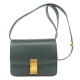 CELINE Classic Box Shoulder Bag Leather Women's