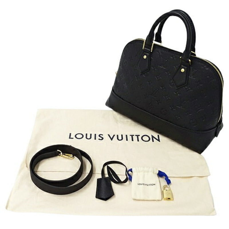 Louis Vuitton LOUIS VUITTON Bag Monogram Empreinte Women's Handbag Shoulder 2way Neo Alma PM Noir M44832 Black