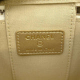 Chanel Chain Shoulder Bag Coco Mark Matelasse Ball Vanity Small AP1447 CHANEL White