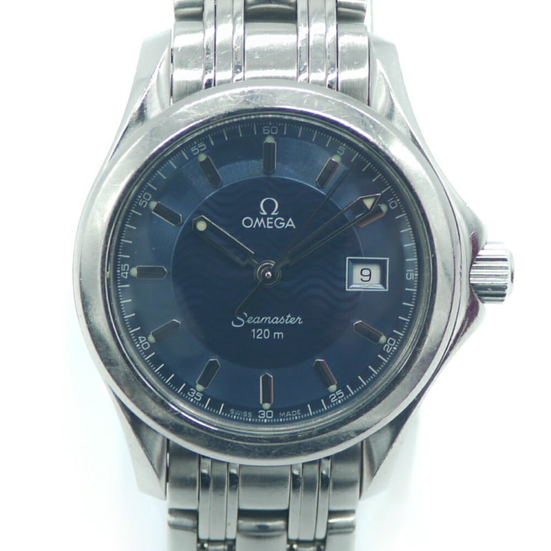 OMEGA Omega Seamaster 2581.81 Divers Women's Watch Quartz Blue Dial