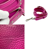 BALENCIAGA Shoulder Bag Handbag Neo Classic City Nano Leather Magenta Silver Women's z1764