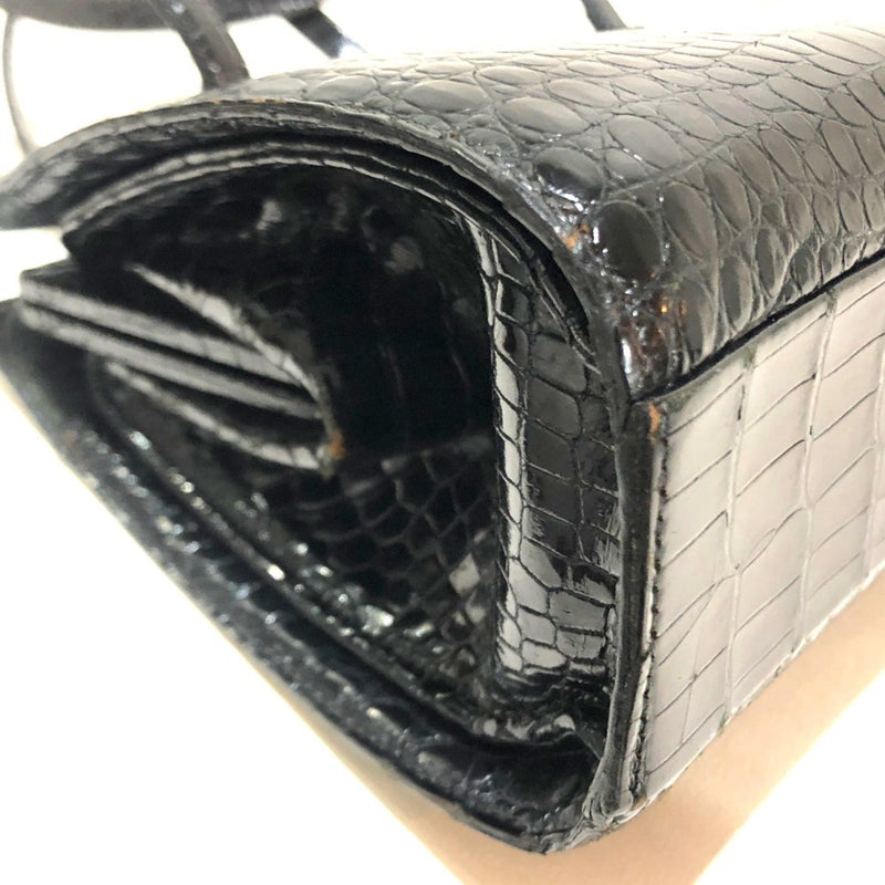 Hermes Bag Kisslock Hand Bag Black