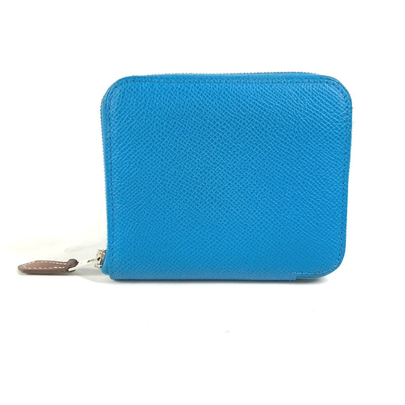 Hermes Compact wallet Zip Around Folded wallet blue