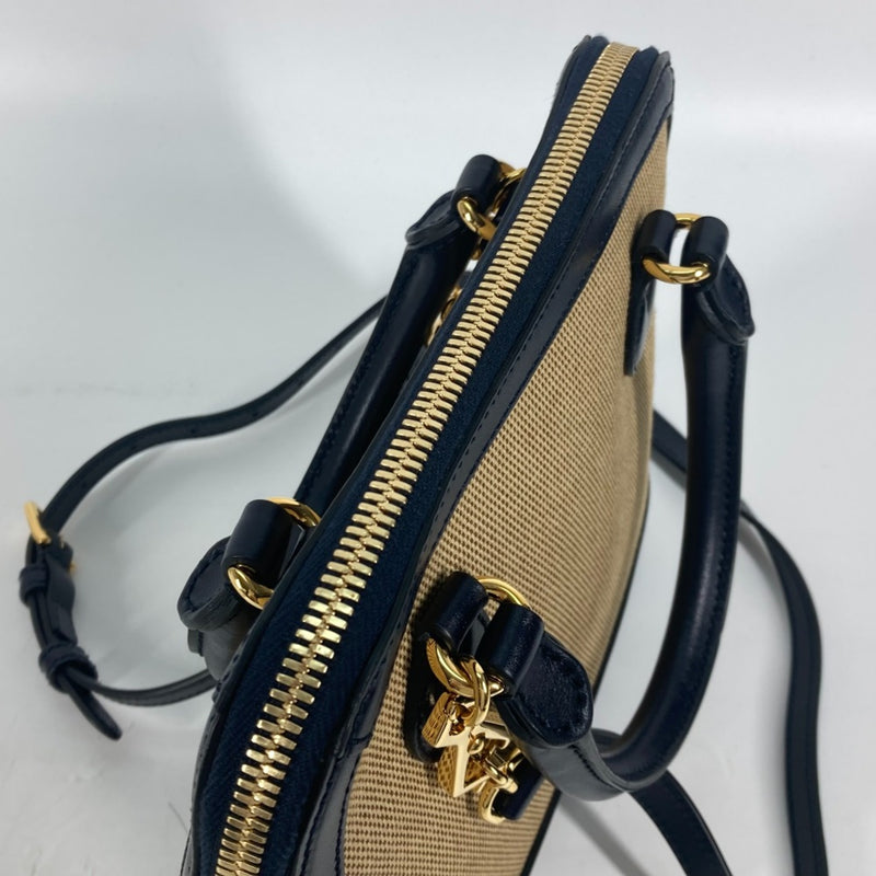 Gucci 621220 Horsebit 1955 2WAY Shoulder Bag Shoulder bag Crossbody Hand Bag Beige x dark navy