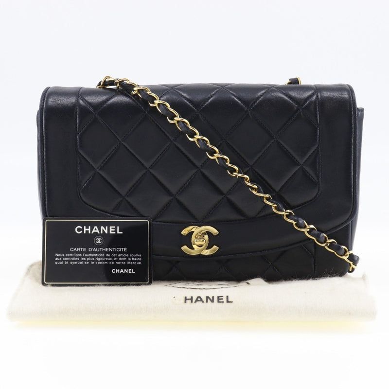 CHANEL Chain Shoulder Bag Lambskin 1993 A5 Turnlock ChainShoulder Women's I131824066