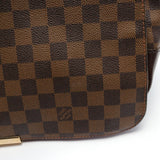 Louis Vuitton Bastille Damier Ebene Shoulder Bag, Coated Canvas, Leather, Men's, Women's, Brown, N45258