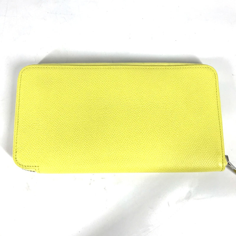 Hermes Long wallet Zip Around Long Wallet yellow