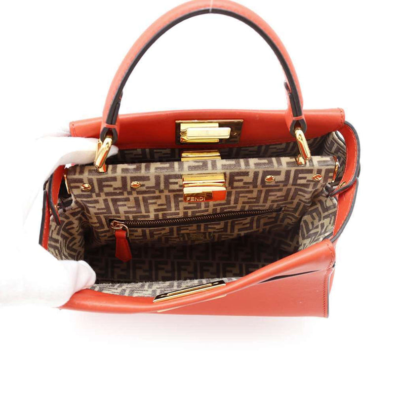 Fendi handbag peekaboo leather 8BN244 FENDI bag shoulder