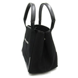 BALENCIAGA Navy Small Cabas Tote Bag Canvas Women's Black 3399332HH3N1000