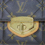 Louis Vuitton LOUIS VUITTON Long Wallet Portefeuille Sarah Turnlock Twistlock Stitch Bifold Monogram Etoile Marron M66556 Men's Women's