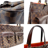 Louis Vuitton LOUIS VUITTON Handbag Damier Uzes Canvas Ebene Men's Women's N51128 z1884