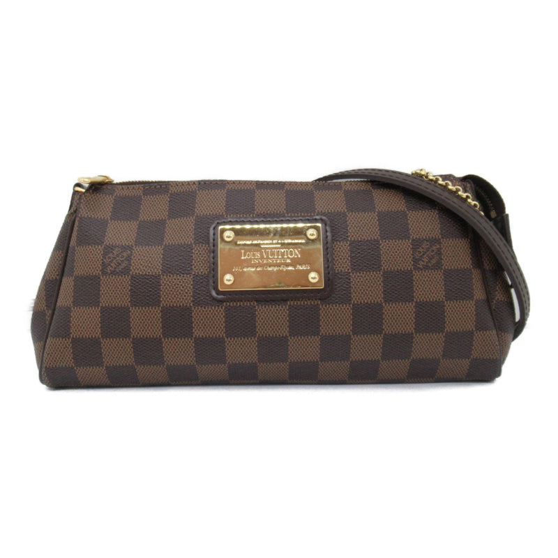 LOUIS VUITTON Eva Brown Ebene Damier PVC coated canvas N55213