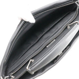 FENDI Peekaboo Business Bag Seria 2WAY Shoulder Calf Made in Italy Black 2way A4 Open Men's