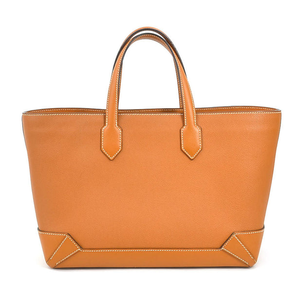 Hermes HERMES Handbag Tote Bag Maxi Box Cabas 30 Evercolor Veau Epsom Toffee Men's Women's 99948i