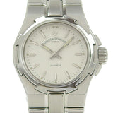 Vacheron Constantin Overseas Watch 16050/423A Stainless Steel Quartz Analog Display Silver Dial Ladies