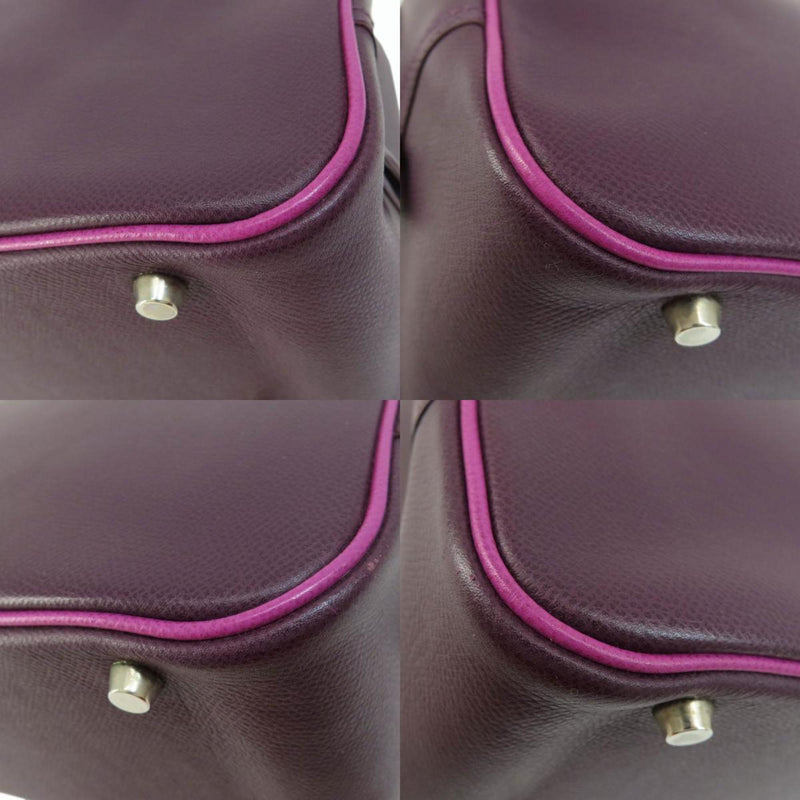 Hermes Plume 28 Purple Handbag Epson Women's HERMES