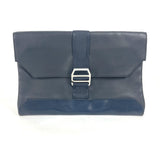 Hermes pouch bag Clutch bag Navy