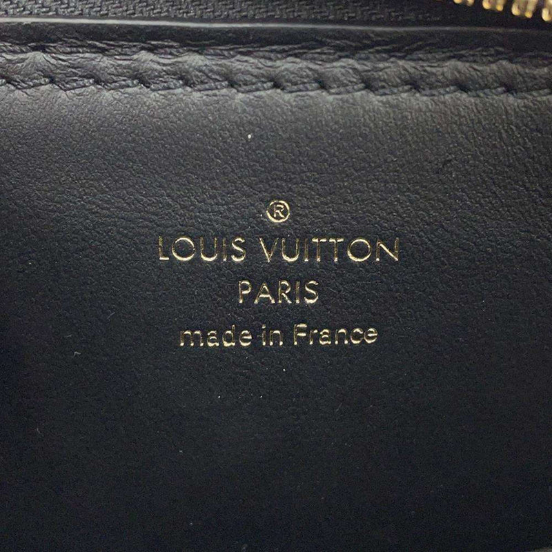 Louis Vuitton Handbag Lamb Leather Alma BB M23761 2way Shoulder Bag Black White