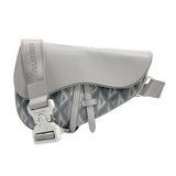 Christian Dior Body Bag Leather Grey Men's z1300