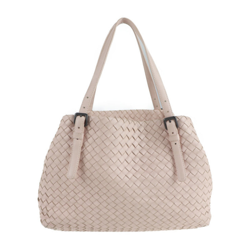 BOTTEGA VENETA Nappa Medium Chester Bag Tote 337260 Leather Pink Intrecciato