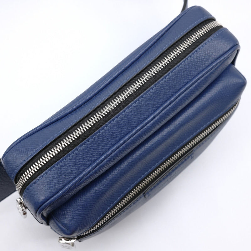 LOUIS VUITTON Louis Vuitton Body Bag Bum Waist Pouch Outdoor Taiga Blue M33455