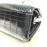 Hermes Bag Kisslock Hand Bag Black