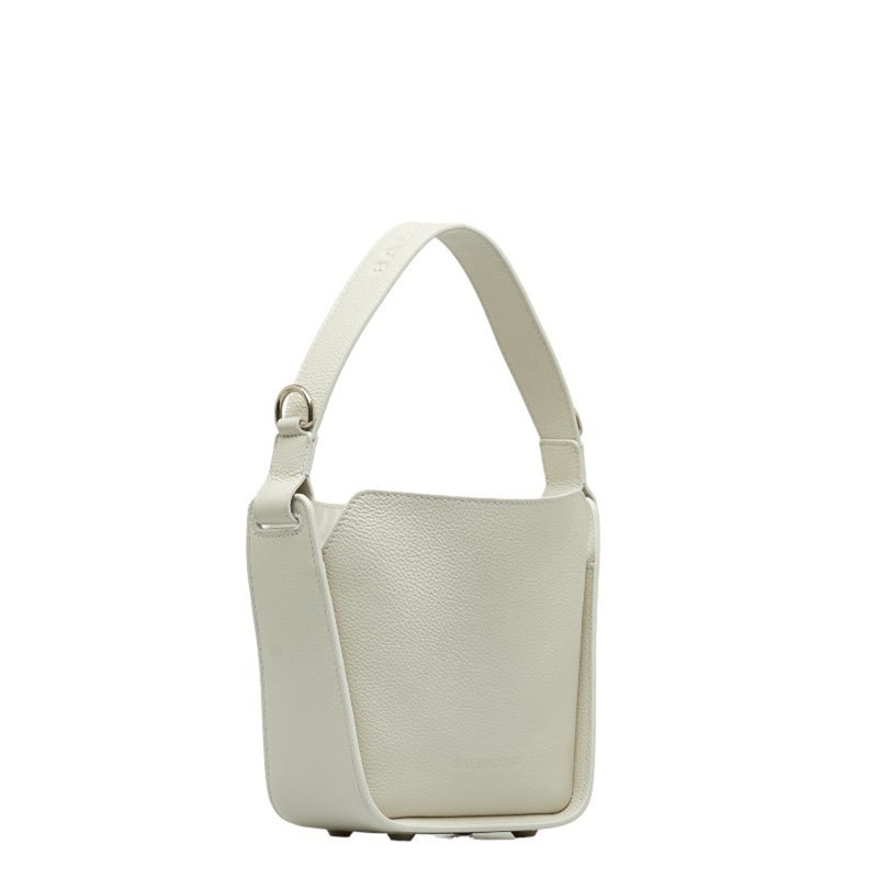 Balenciaga Tool 2.0 North-South XS Handbag Shoulder Bag 684623 White Leather Women's BALENCIAGA