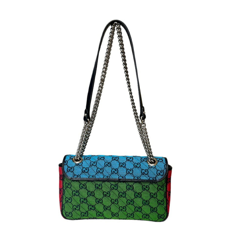 Gucci GG Marmont Shoulder Bag Canvas 443497 Multicolor Women's GUCCI Chain