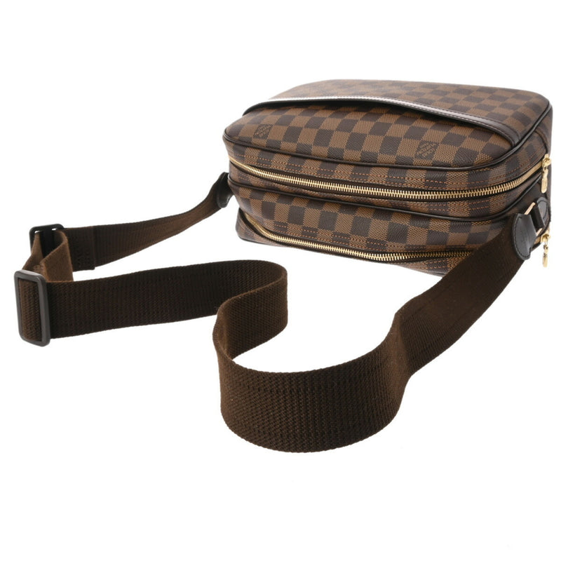 LOUIS VUITTON Damier Reporter PM SP Order Brown N45253 Unisex Canvas Shoulder Bag