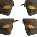 LOUIS VUITTON Louis Vuitton Amazon Monogram Leather Shoulder Bag Pochette Sacoche Brown 19961