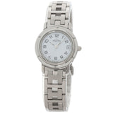 Hermes CL4.210 Clipper Watch Stainless Steel SS Ladies HERMES