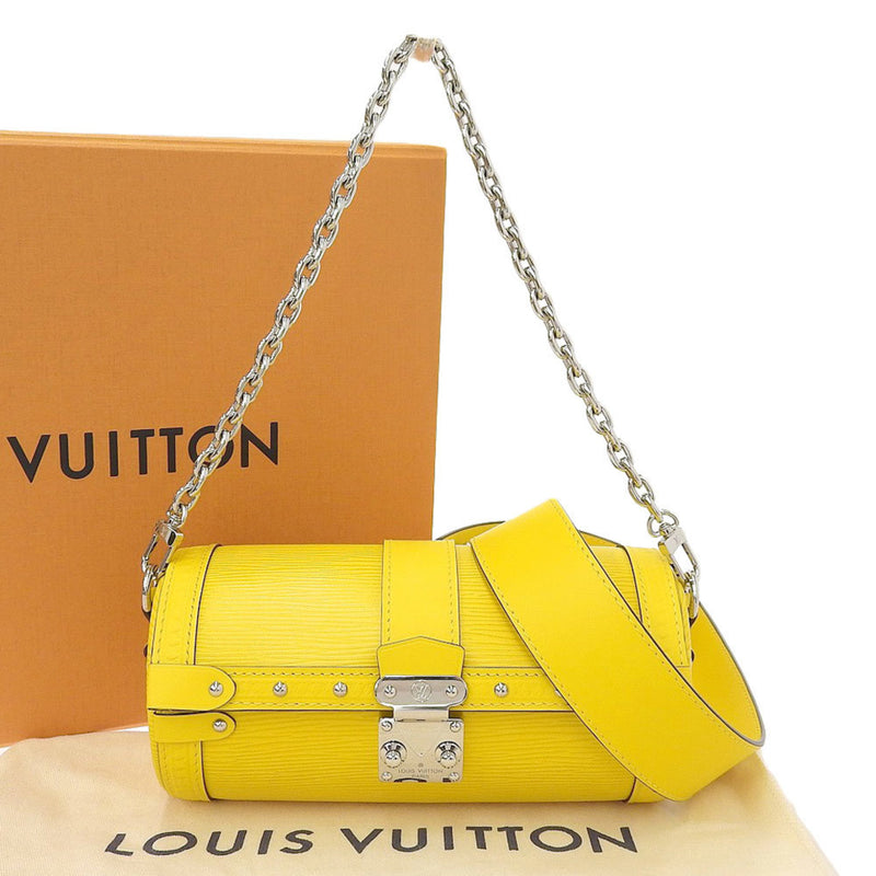 Louis Vuitton LOUIS VUITTON Epi Papillon Trunk Shoulder Bag Jaune Yellow M58647