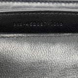 Saint Laurent YSL V-stitch shoulder bag chain wallet black leather women's SAINT LAURENT