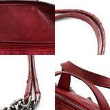 Chanel Women's Caviar Leather Handbag,Shoulder Bag Burgundy