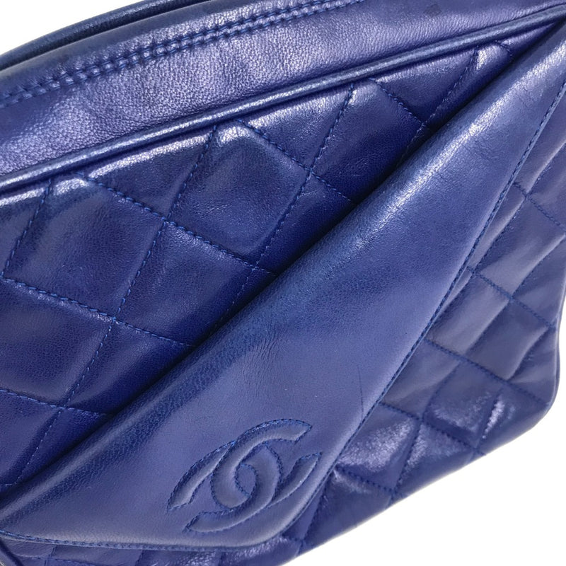 Chanel CC Mark CC bag shawl Shoulder Bag blue GoldHardware