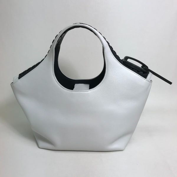 Balenciaga 661854 2WAY Shoulder Bag Hand Bag White/Black