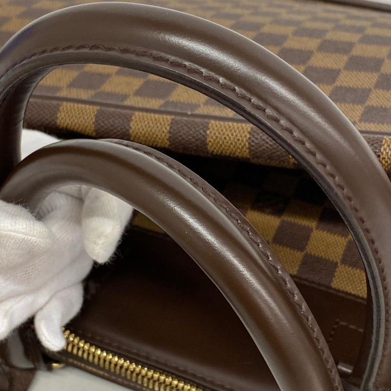 Louis Vuitton Boston Bag Damier Greenwich GM N41155 Ebene Men's Women's